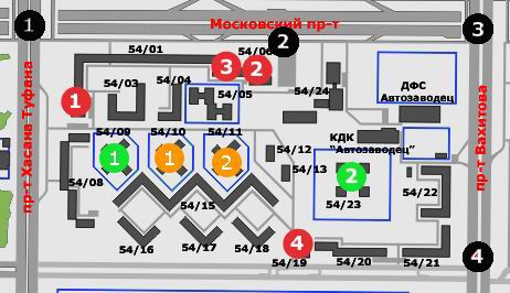 Карта набережных челнов по комплексам зяб 15 комплекс